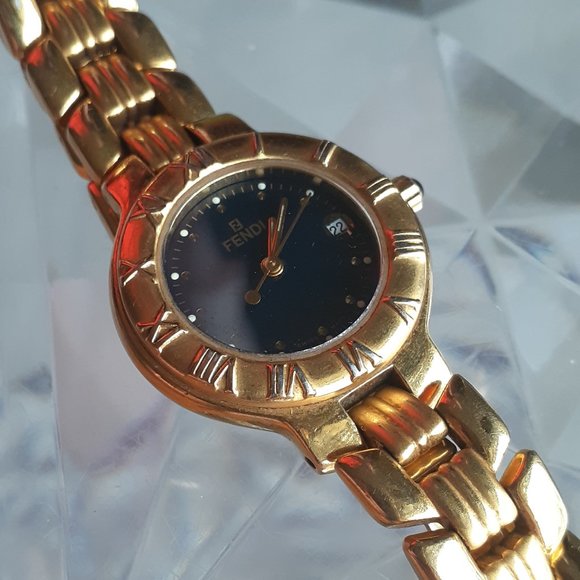 Fendi Accessories - Vintage Fendi Orologi Gold plated watch